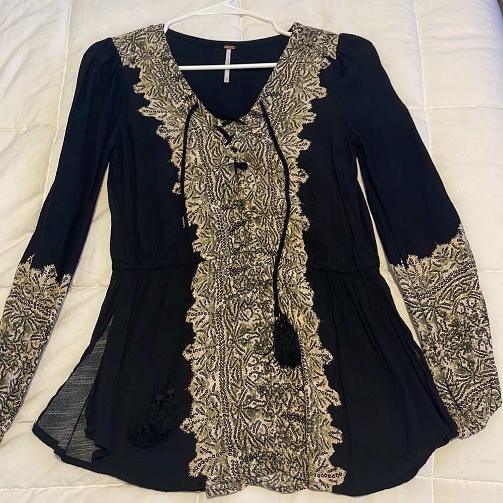 Free People peplum top